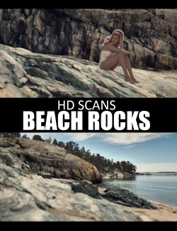 HD Scans Beach Rocks
