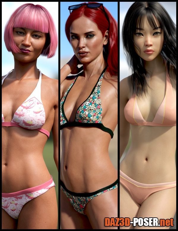 Dawnload Hannelore Bikini Outfit Textures for free