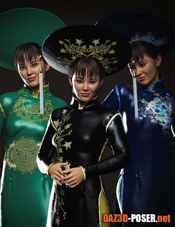 Dawnload dForce Clara Vietnamese Princess Outfit Textures for free