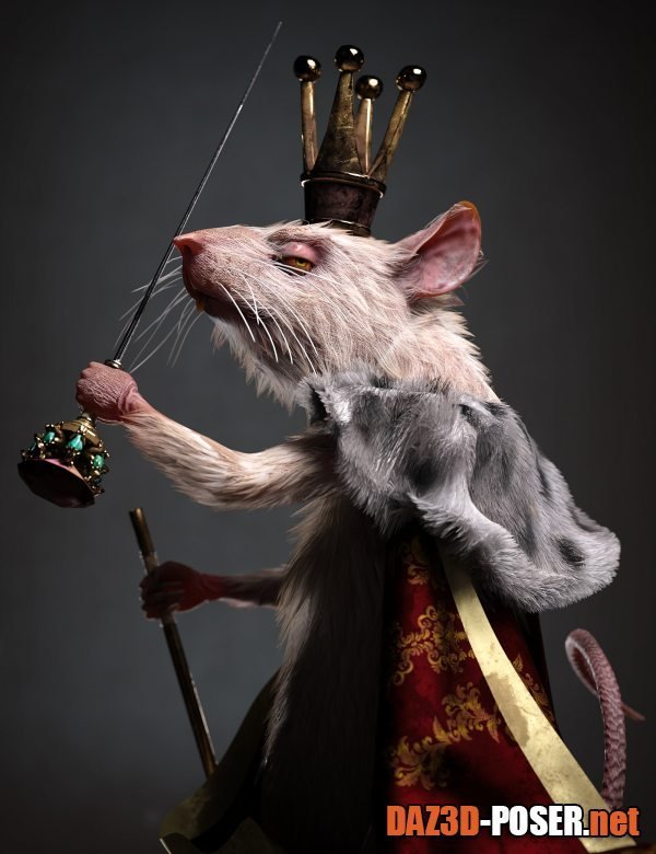 Dawnload Mouse King for Genesis 8.1 Males for free