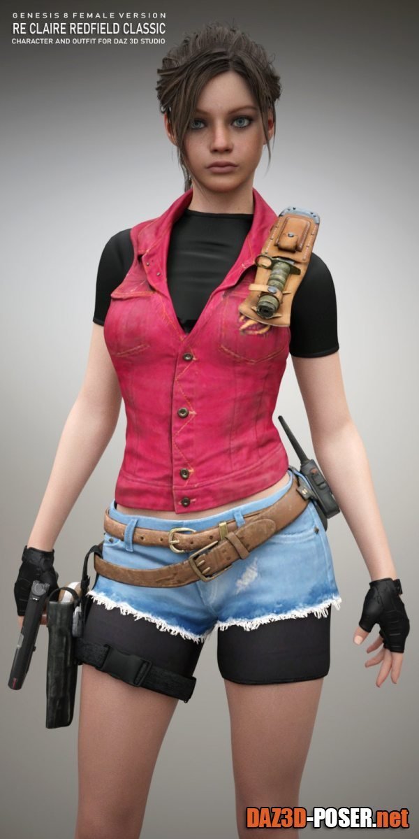 Dawnload RE Claire Redfield Classic For G8F for free