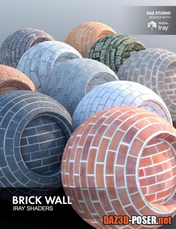 Dawnload Brick Wall - Iray Shaders for free