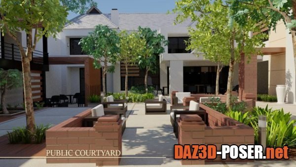 Dawnload Public Courtyard for free