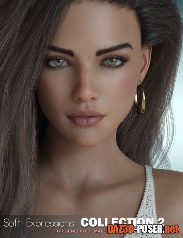 Dawnload Soft Expressions Collection 2 for Genesis 8 Females for free