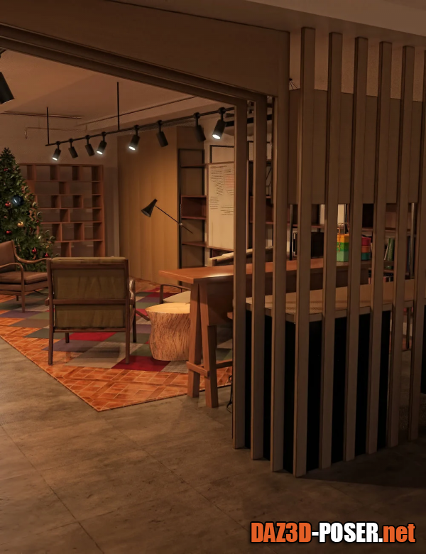 Dawnload FG Industrial Rustic Office for free