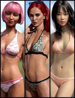 Hannelore Bikini Outfit Textures