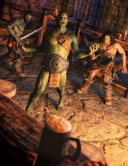 Orcish: Poses and Expressions for Orc Horde HD and Genesis 8 and 8.1 Male