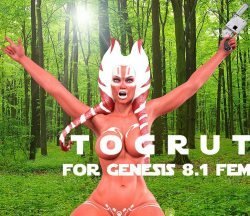 Togruta For Genesis 8.1 Females + Speeder