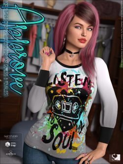 Approve for dForce Weekend Top for Genesis 8 Female(s)