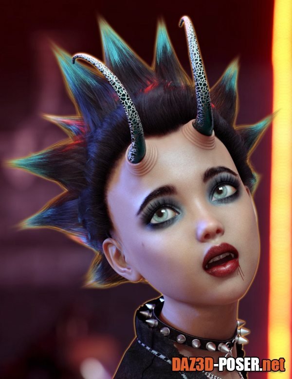 Dawnload Alchemy for Fantasy Horns Vol 2 for Genesis 8 Female(s) for free