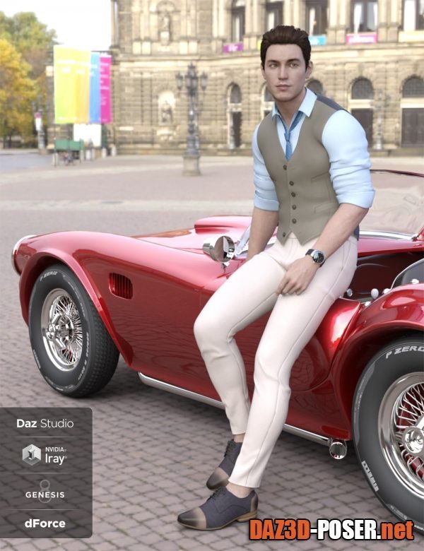 Dawnload dForce Oxford Outfit for Genesis 8 Male(s) for free