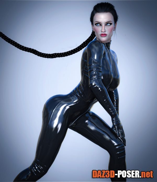 Dawnload Catsuit 02 dforce outfit for Genesis 8 & 8.1 Female(s) for free