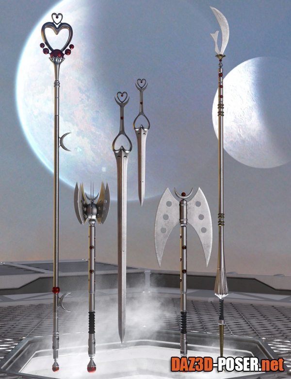 Dawnload Celestial Moon Weapons Collection for free