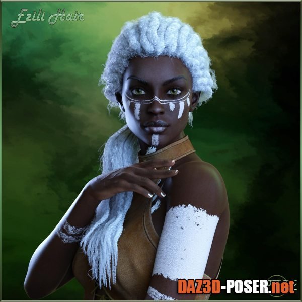 Dawnload Prae-Ezili Hair For G8 Daz for free