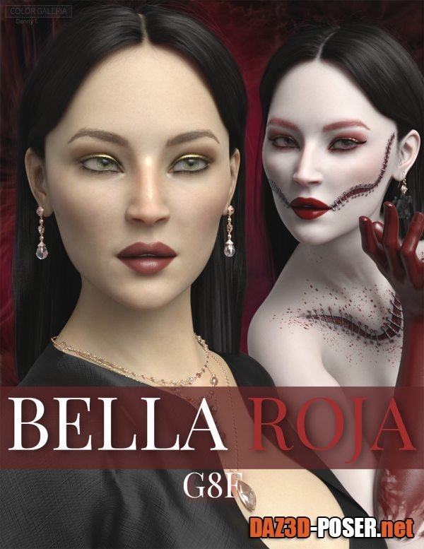 Dawnload Bella Roja for Genesis 8 Female for free