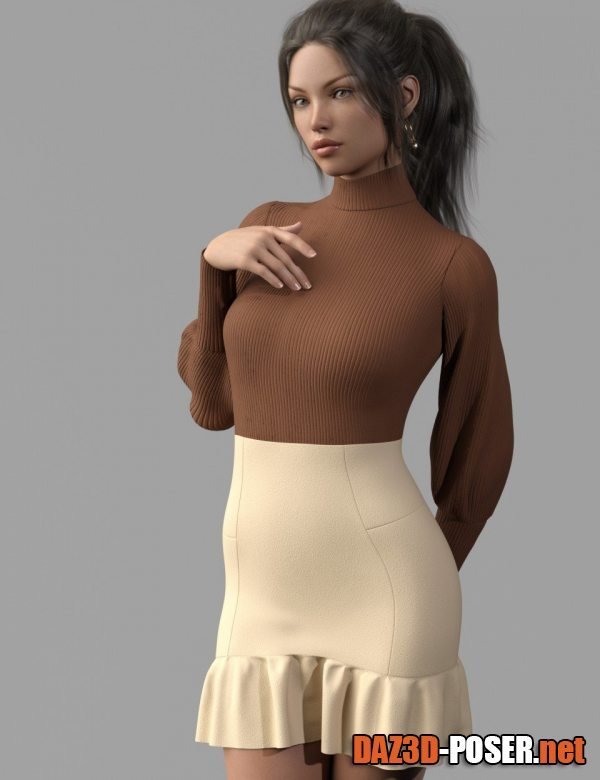 Dawnload dforce Sasshire Outfit for Genesis 8 Female for free