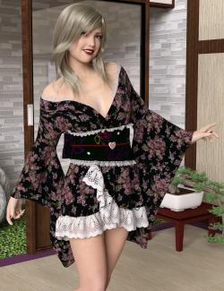 dForce Pretty Kimono for Genesis 8 Females