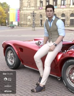 dForce Oxford Outfit for Genesis 8 Male(s)