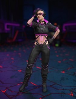 Cyberpunk Outfit for Genesis 8 Female(s)
