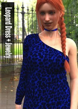 LeopardDress Outfit for Genesis 8 Female