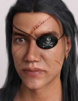 Pirate Accessories for Genesis 8 Male