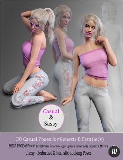 iV Casual Poses For Genesis 8 Female(s)