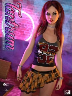 Tantrum for dForce Mood Outfit for Genesis 8 Females