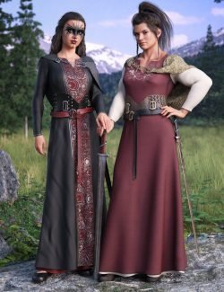 dForce Marida Gown Outfit Textures