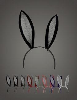 XF Bunny Lace Lingerie Headband for Genesis 8 and 8.1 Males