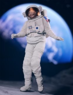 Space Explorer Suit for Genesis 8 and 8.1 Females
