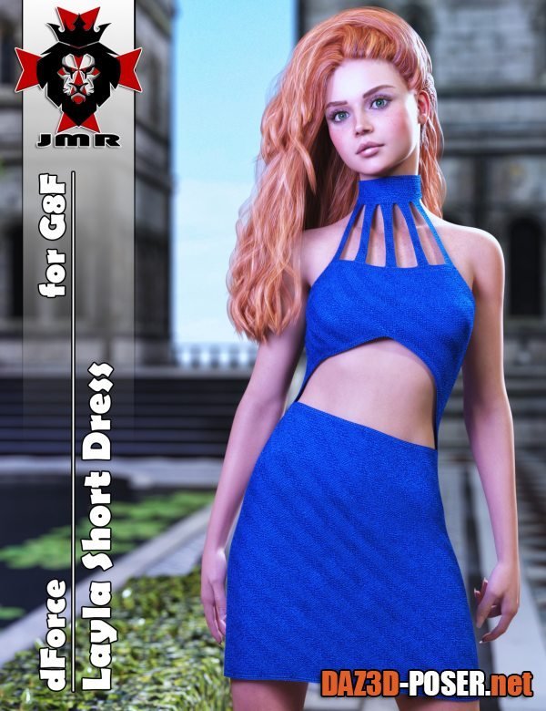Dawnload JMR dForce Layla Short Dress for G8F for free