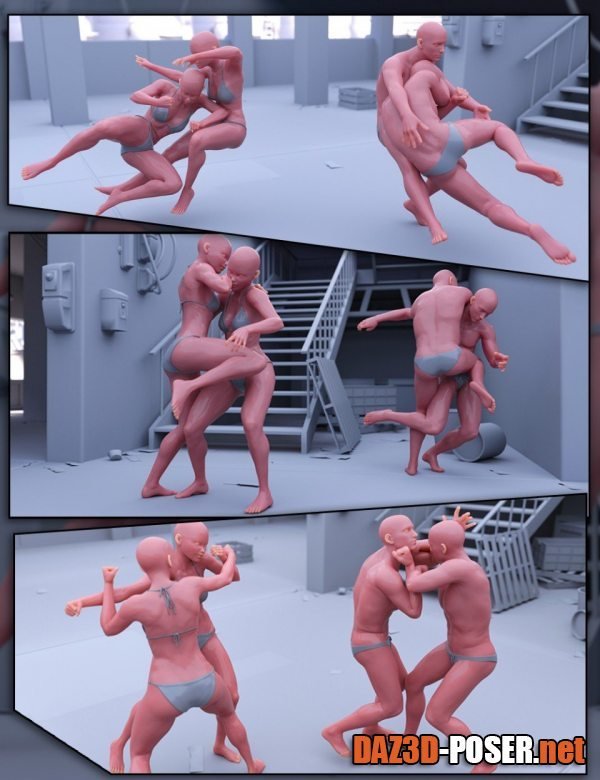 Dawnload CS01: Fighting Poses for Genesis 8 for free