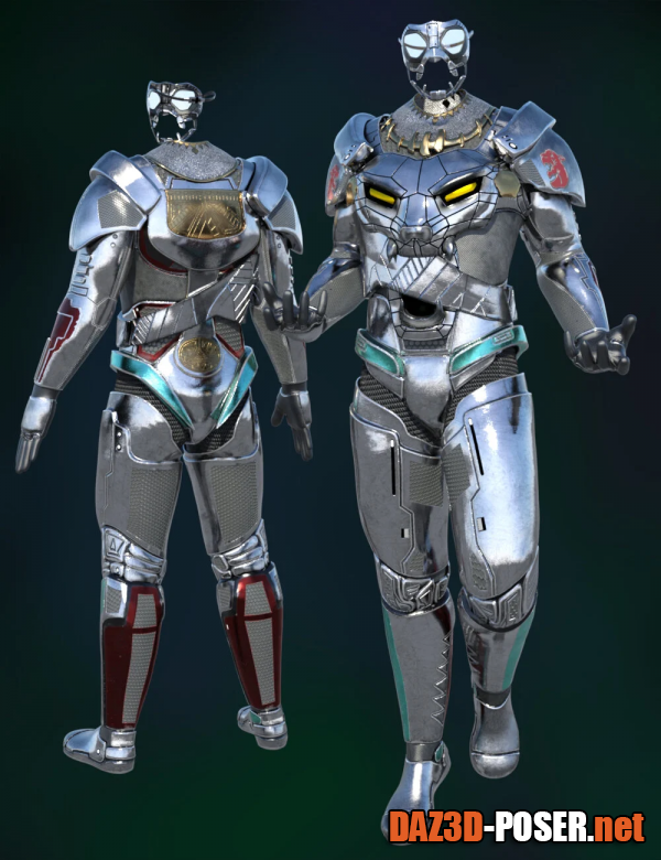 Dawnload Mnyama Armor Bundle for Genesis 8.1 Males for free