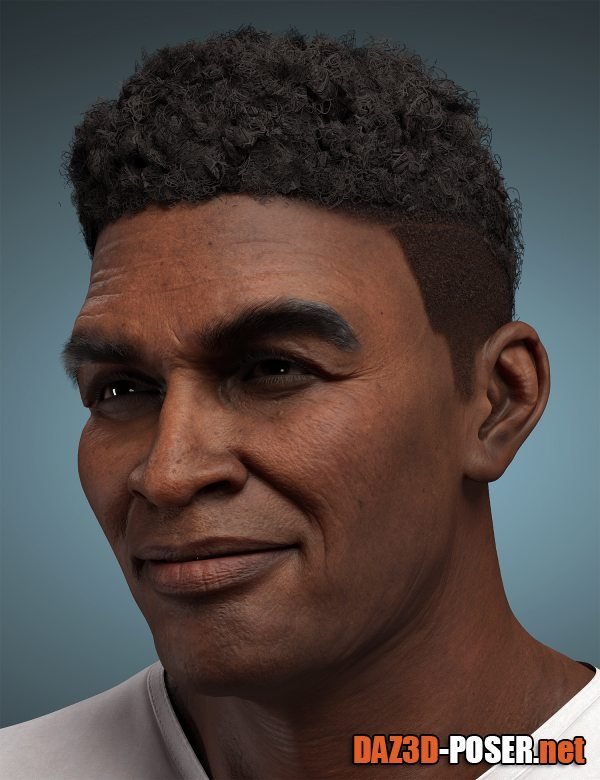 Dawnload Fade Hair for Genesis 8.1 Males for free