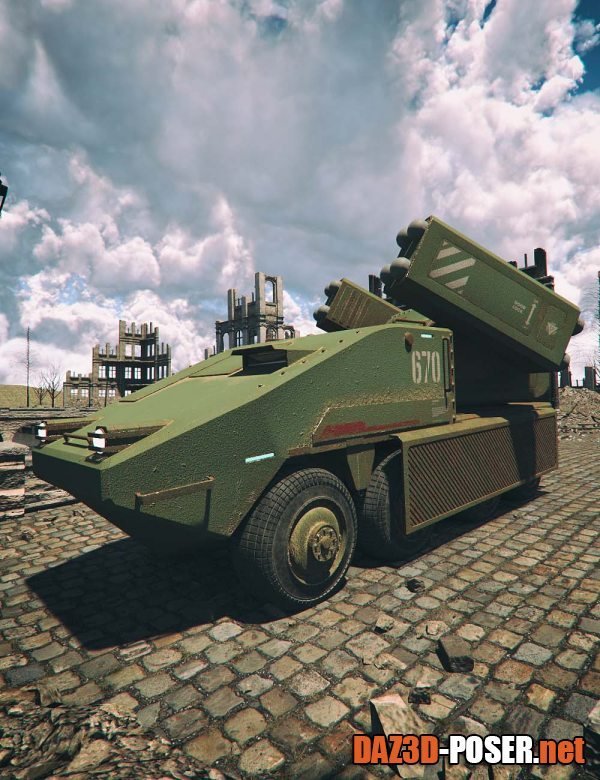 Dawnload Missile Launcher Truck for free