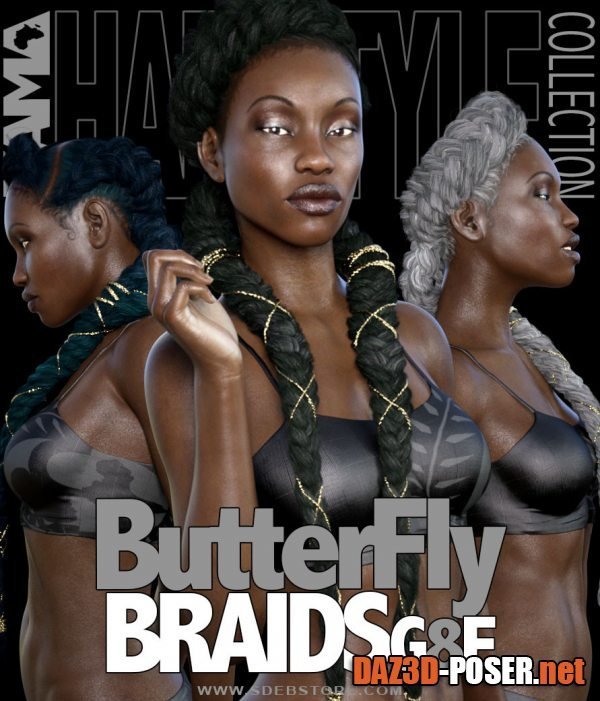 Dawnload ButterFly Braids G8F for free