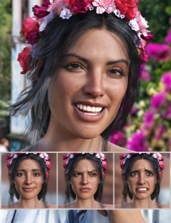 Mexican Girl Expressions for Genesis 8.1 Female and Rosa Maria 8.1