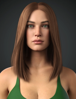 Dalila Hair For Genesis 8 and 8.1 Female