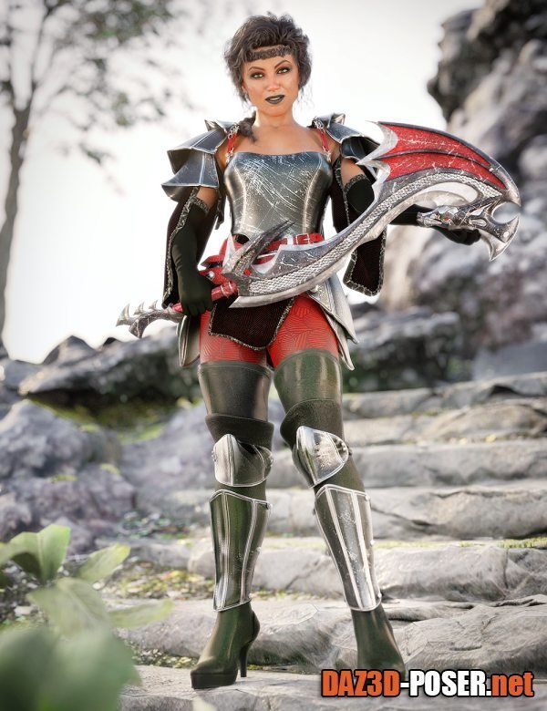 Dawnload dForce Shadow Guard Outfit for Genesis 8 Female(s) for free