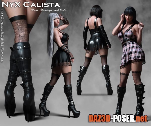 Dawnload NyX Calista for Genesis 8 and 8.1 Females for free