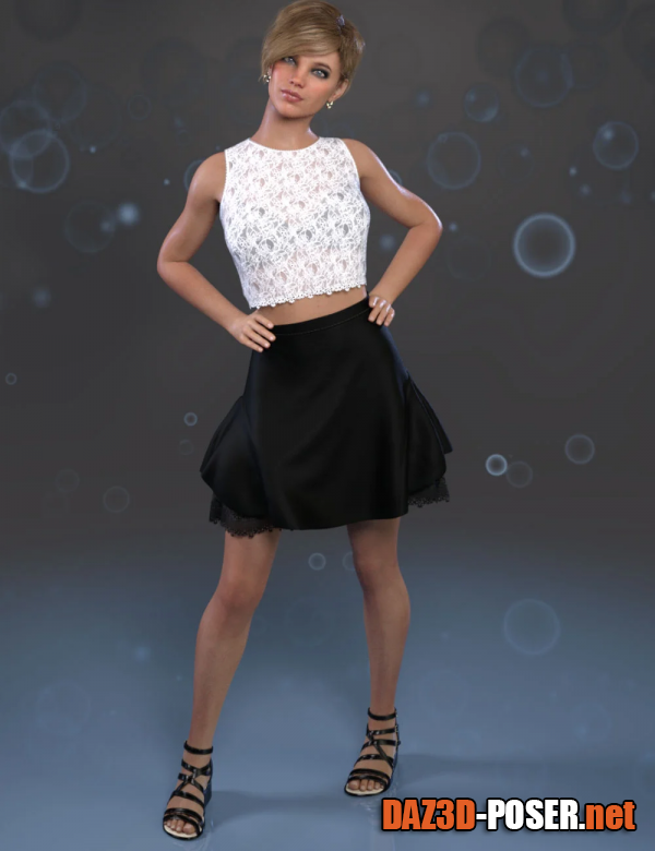 Dawnload dForce Summer Flair Outfit for Genesis 8 Female(s) for free