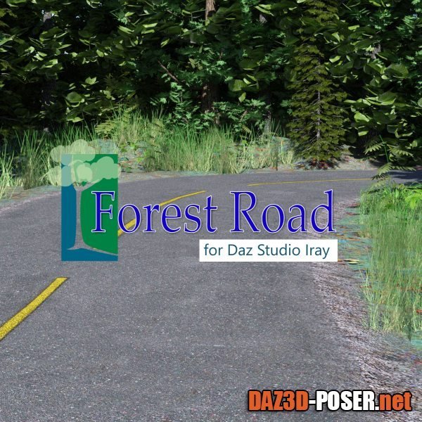 Dawnload Forest Road for Daz Iray for free