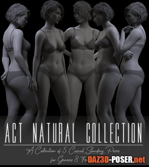 Dawnload Act Natural Collection Casual Standing Poses for free