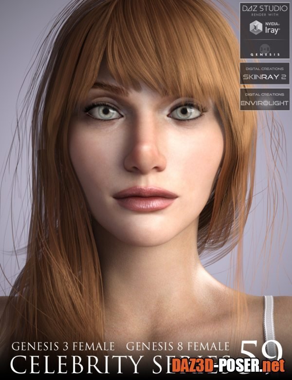 Dawnload Celebrity Series 59 for Genesis 3 and Genesis 8 Female for free