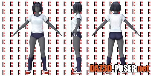 Dawnload DOA Japanese Sport Uniform for Genesis 8 Female for free