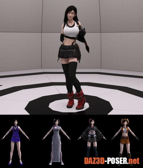 Dawnload FF7R Tifa for G8F and G8.1F for free