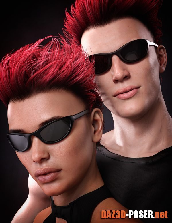Dawnload Sunglasses Bundle for Genesis 8 and 8.1 Males and Females for free