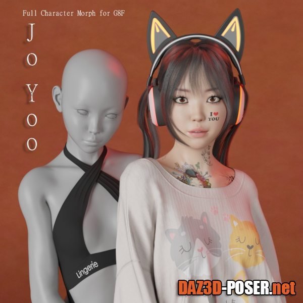 Dawnload Jo Yoo – Character Morph For G8F for free