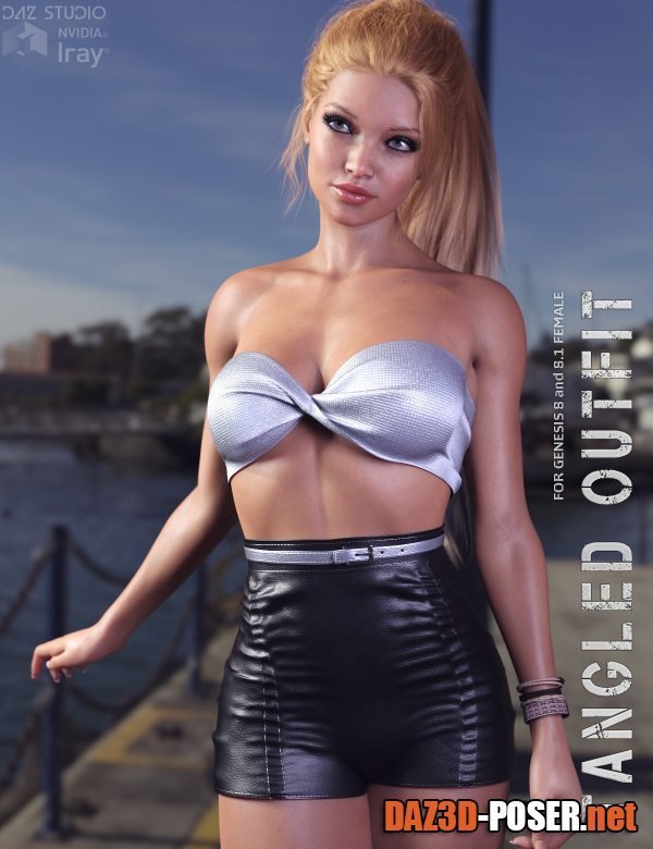 Dawnload Tangled Outfit for Genesis 8 and 8.1F for free