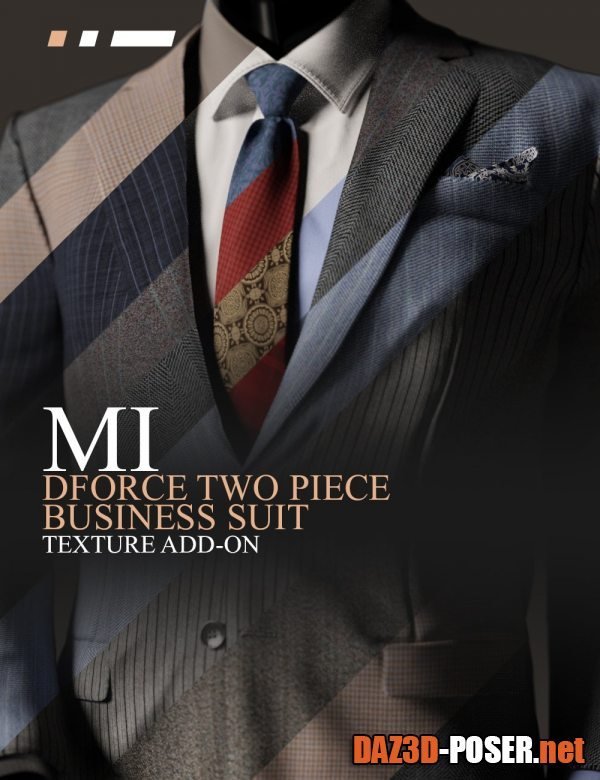 Dawnload dForce MI Two-Piece Business Suit Texture Add-On for free